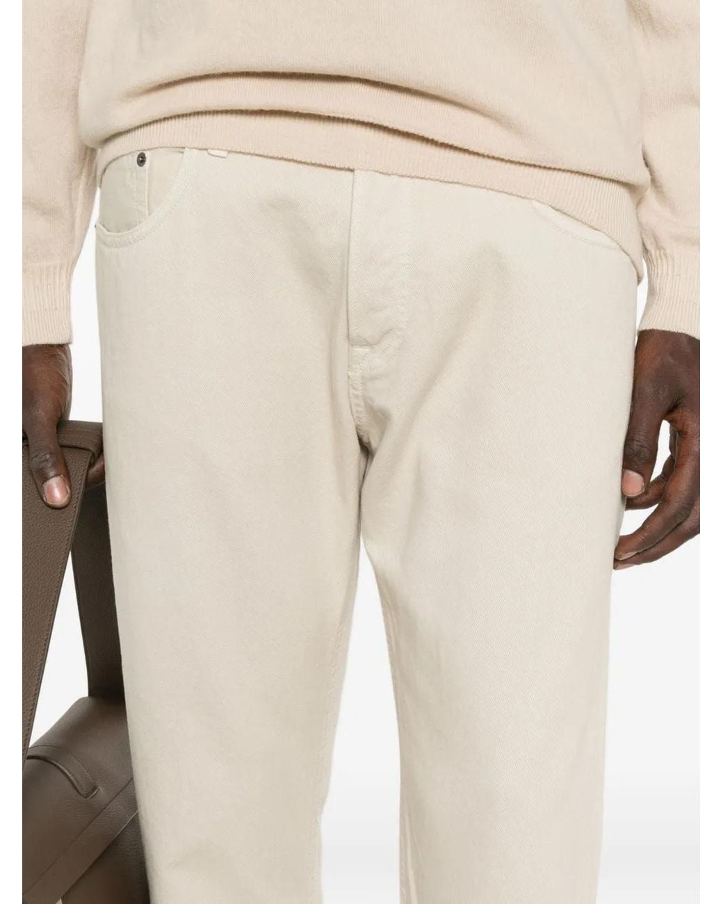 Dondup Natural Cotton Five-Pocket Jeans for men