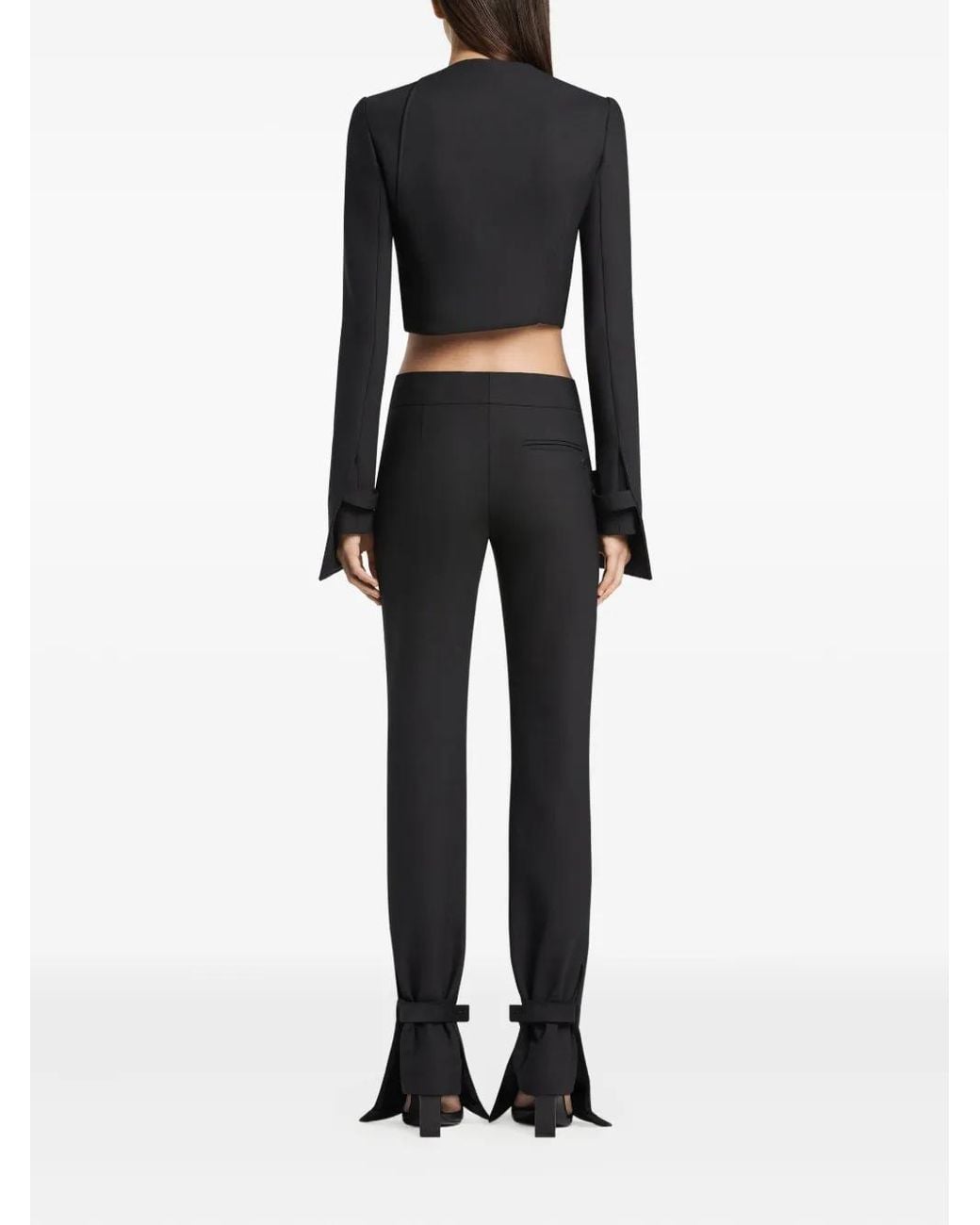 Courreges Black Courregès Askew Buttoned Jacket