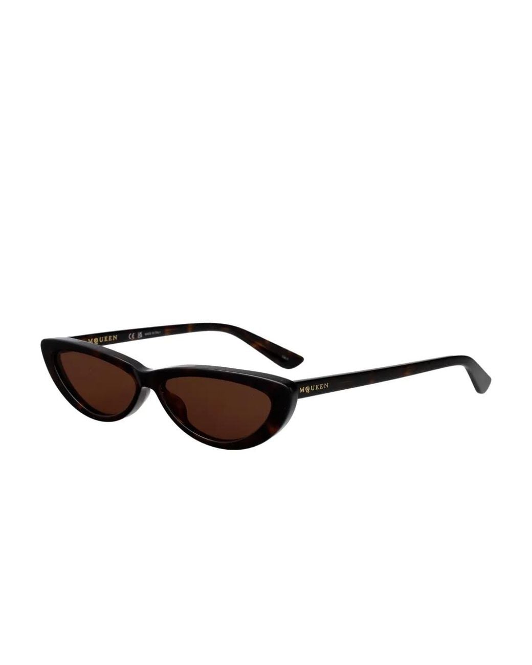 McQueen Brown Am0535S Sunglasses
