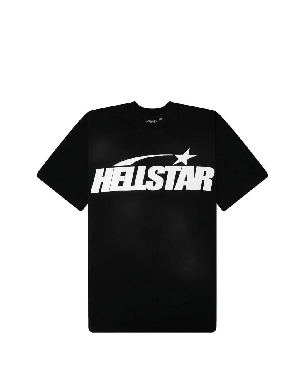 HELLSTAR Black Rhinestone-Embellished Logo T-Shirt for men