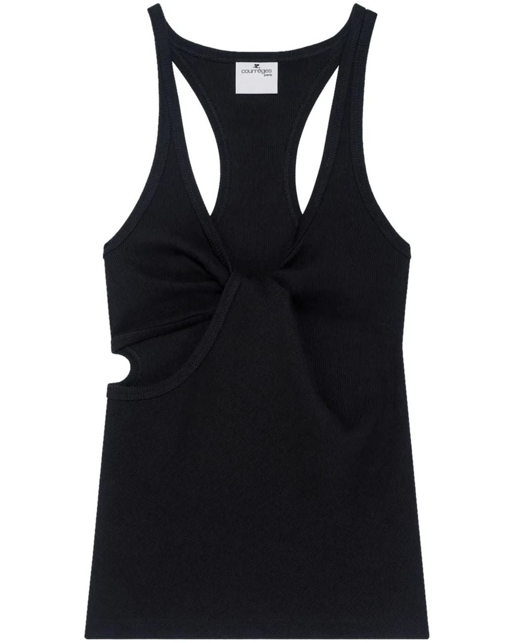Courreges 90S Tanktop in het Black