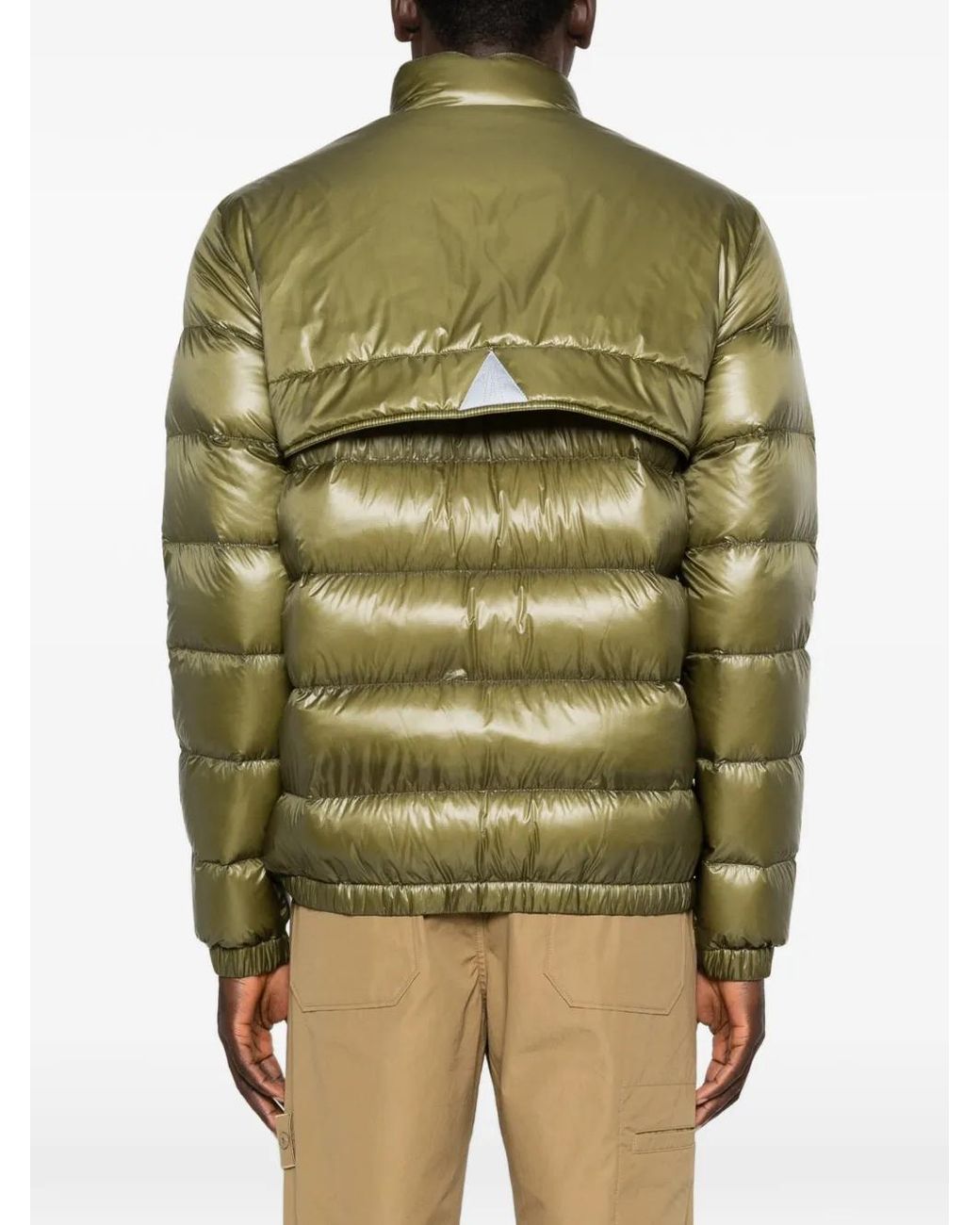 Moncler Green Doudoune Orres À Fermeture Zippée for men