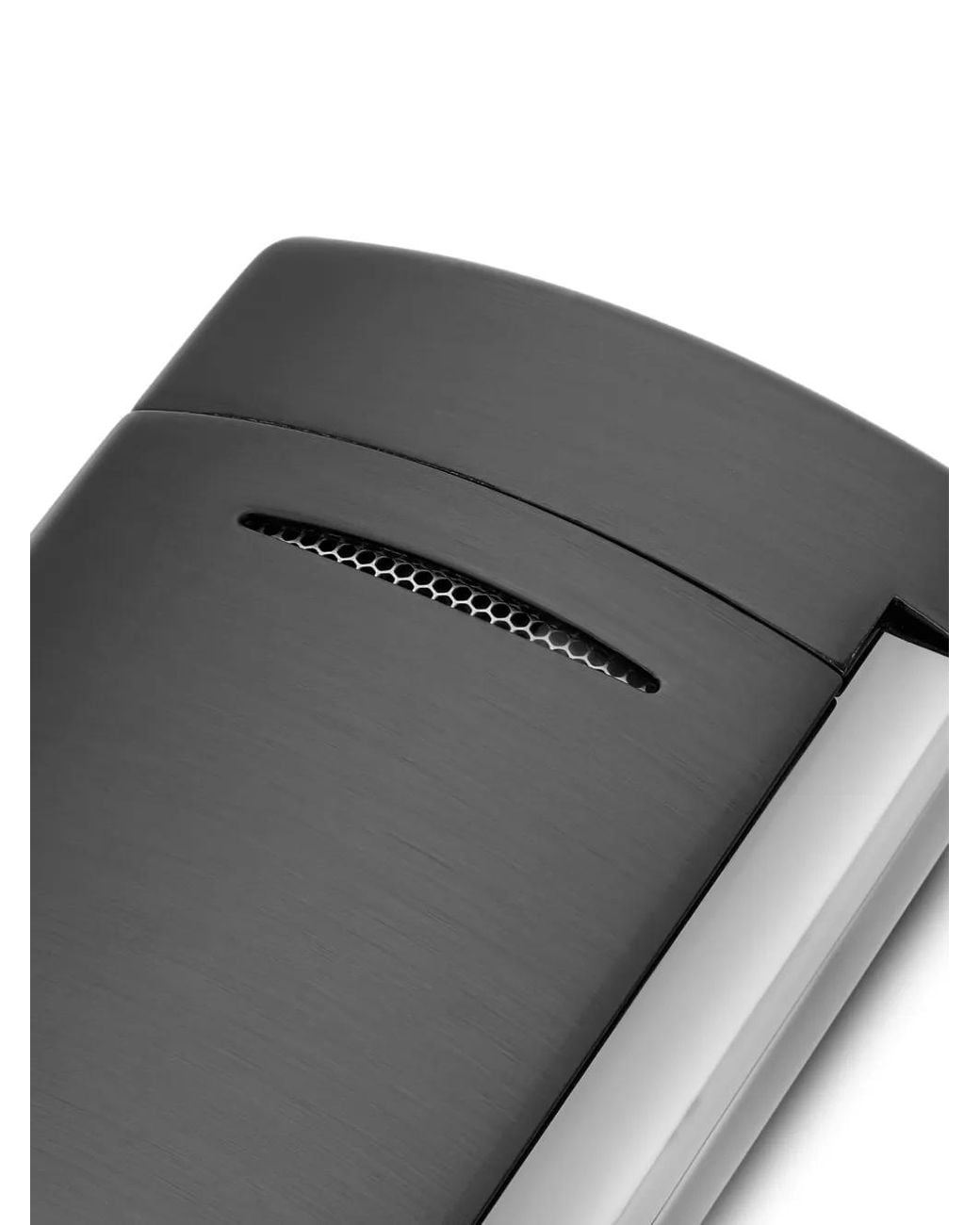 S T Dupont Gray Brushed Lighter
