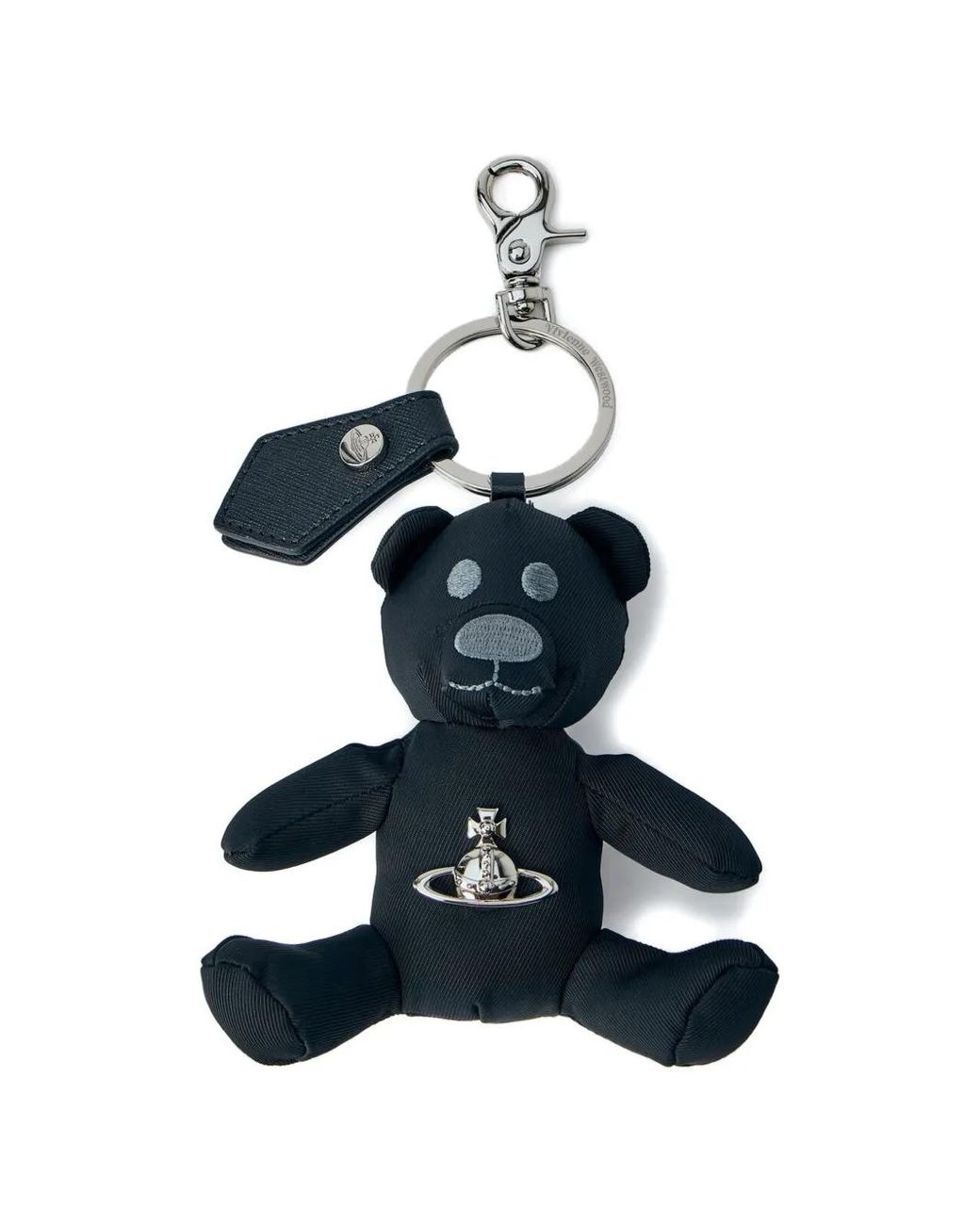 Vivienne Westwood Blue Teddy Bear Keyring for men