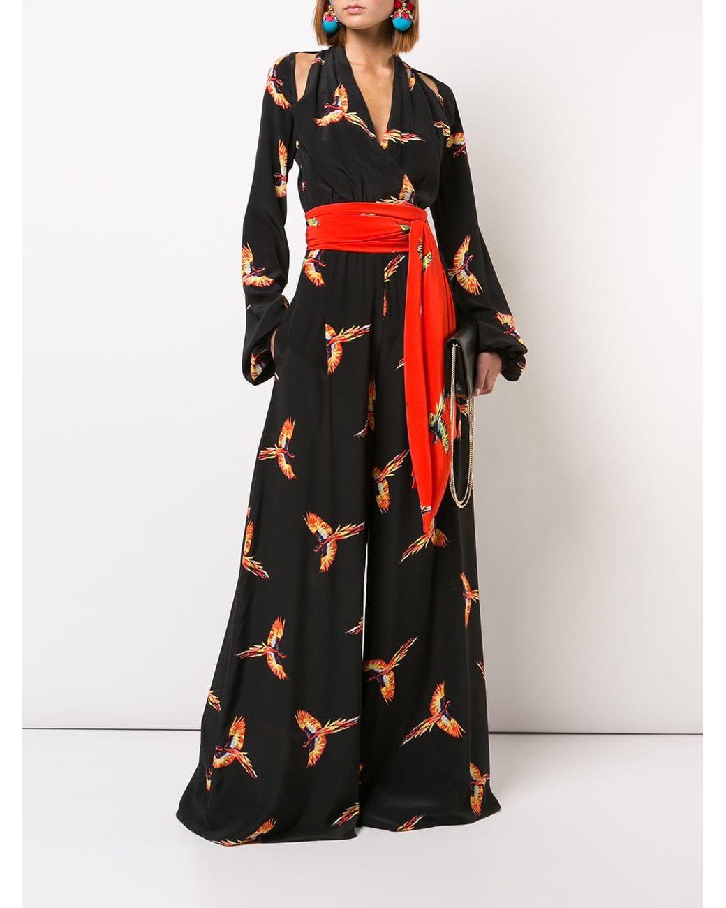 Dvf top bird dress