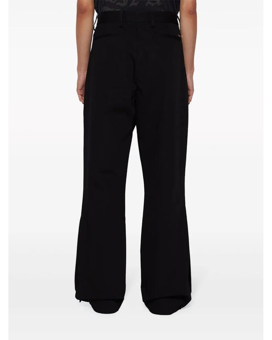 Amiri Black Kick Flared Trousers for men