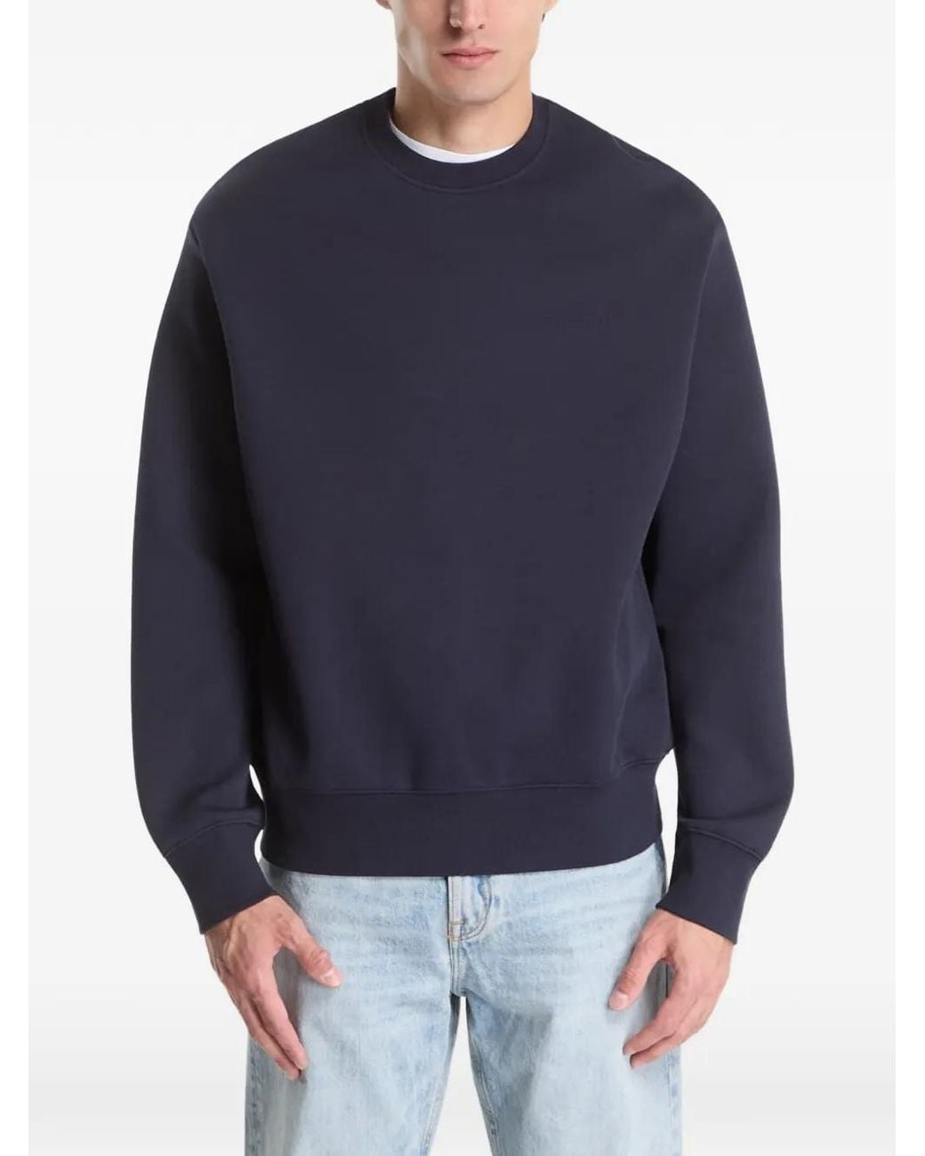Samsøe & Samsøe Pullover Mit Gerippten Details in Blue für Herren