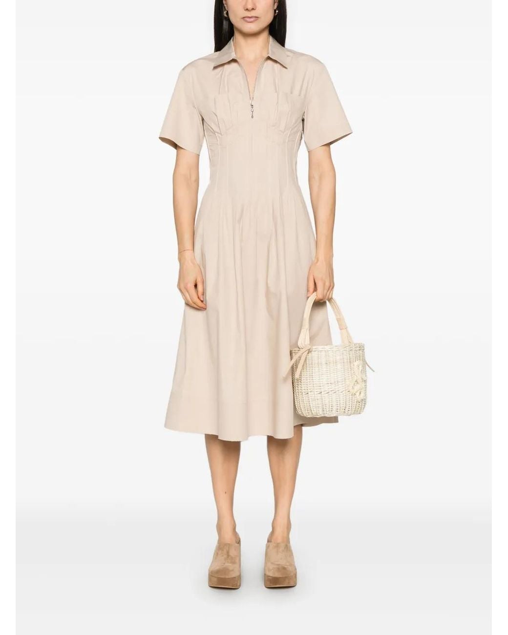 Tory Burch Natural Midi Dresses