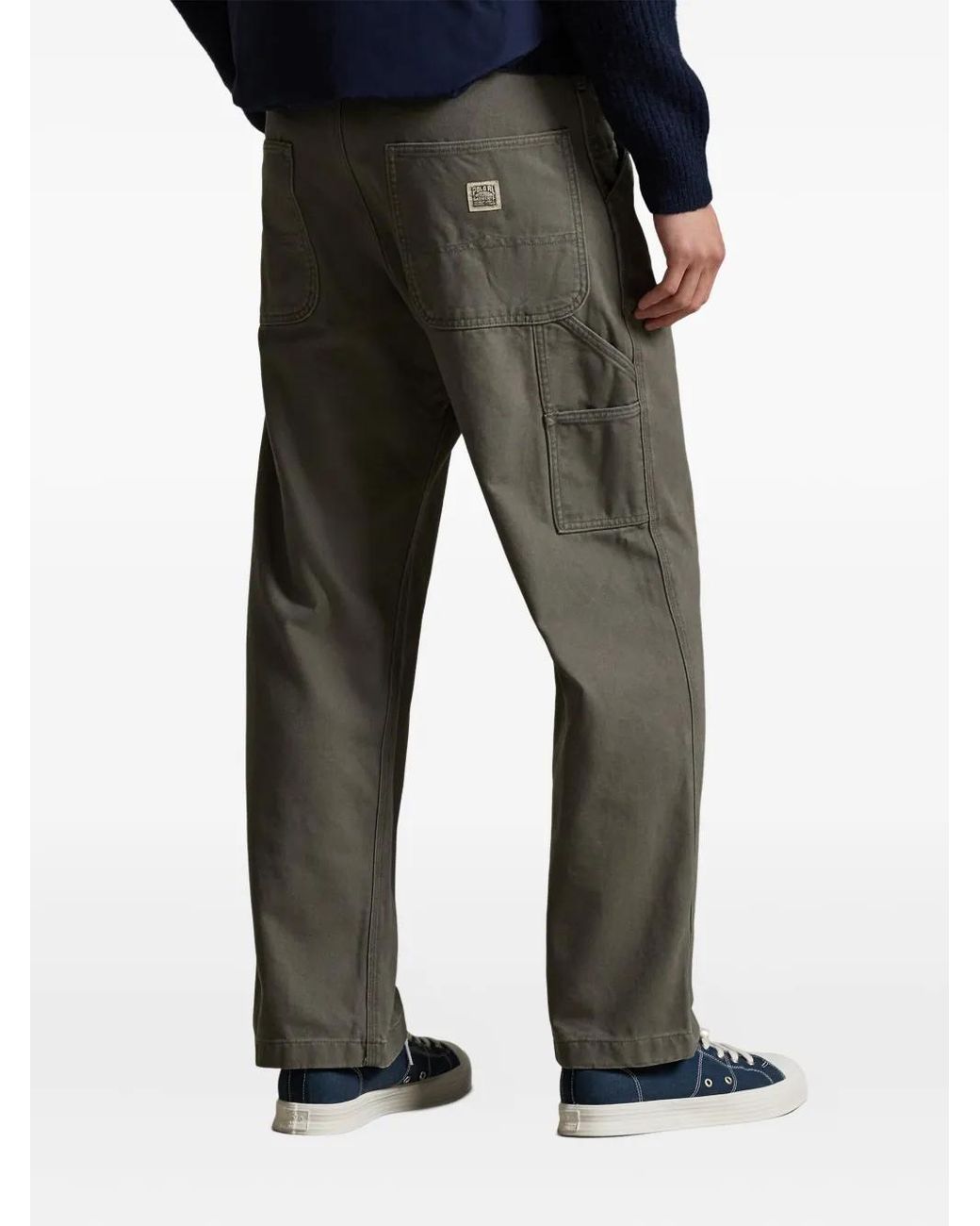 Polo Ralph Lauren Gray Jean Droit À Boutonnière for men