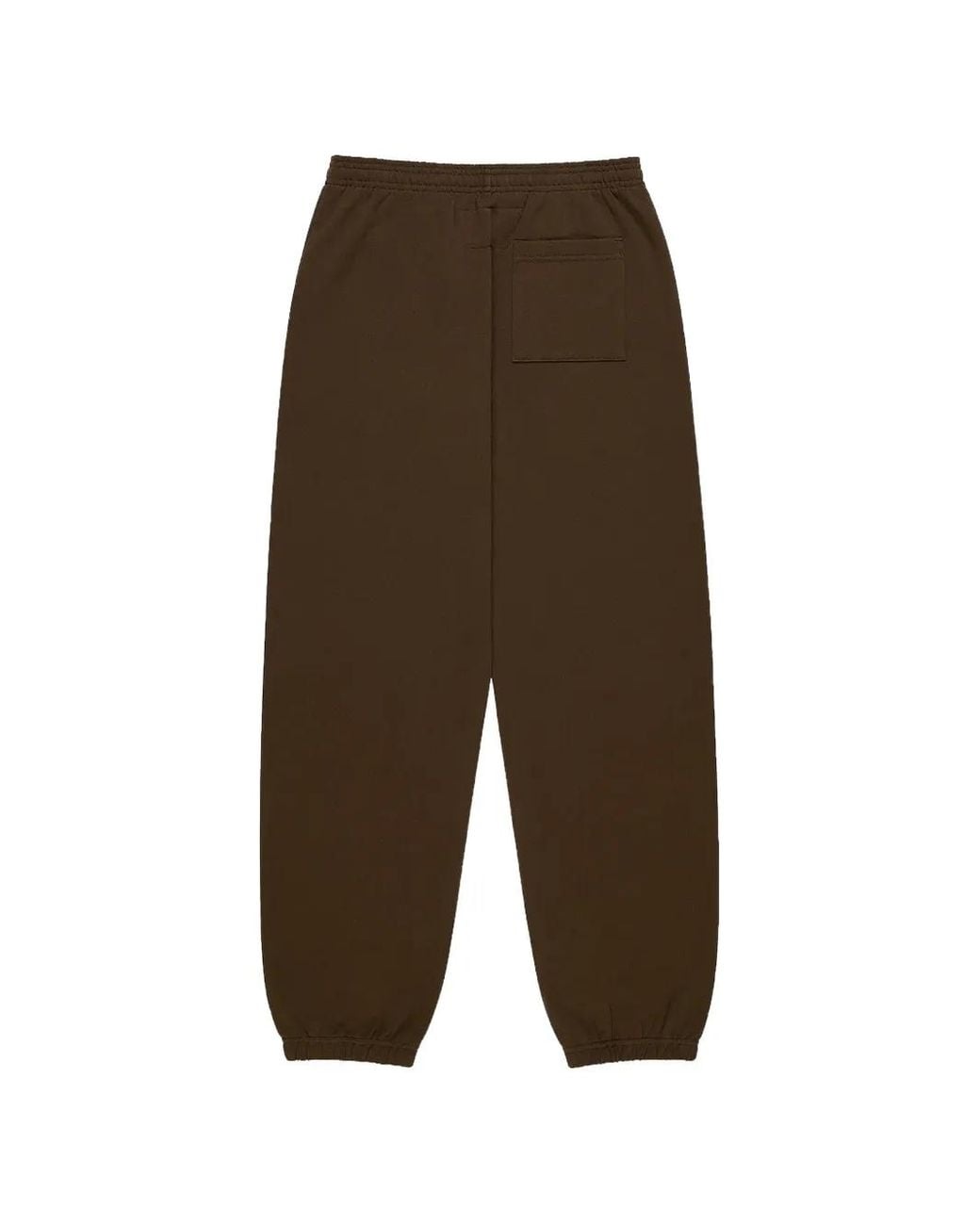 Sp5der Brown Rhinestone-Logo Trousers for men