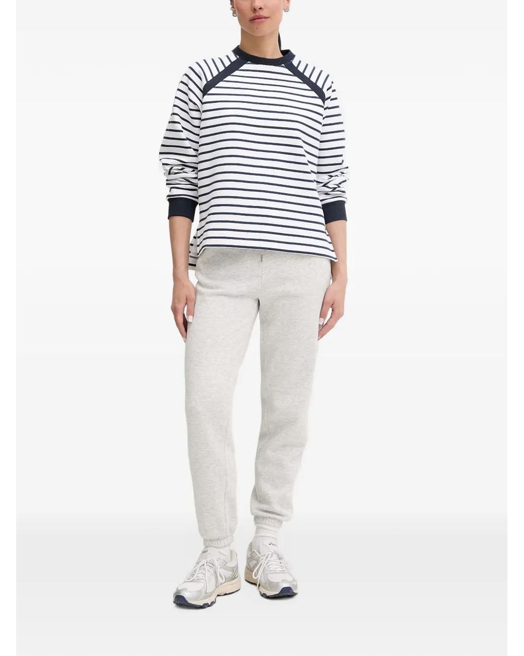 Helly Hansen Blue Capri Horizontal-Stripe Sweater