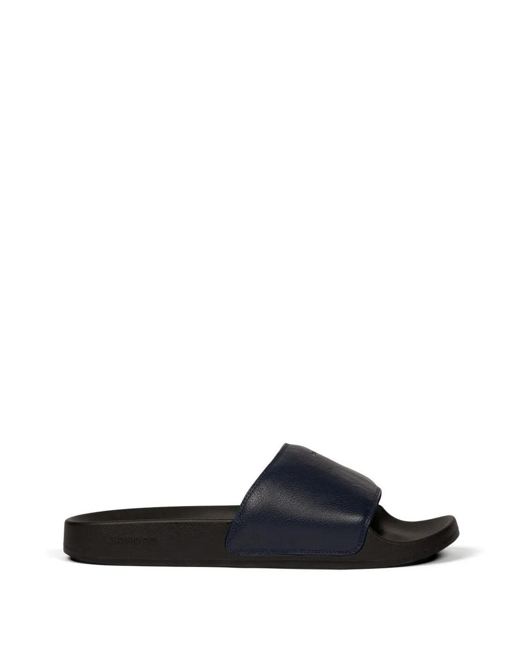 Sandro White Logo Leather Sandals for men