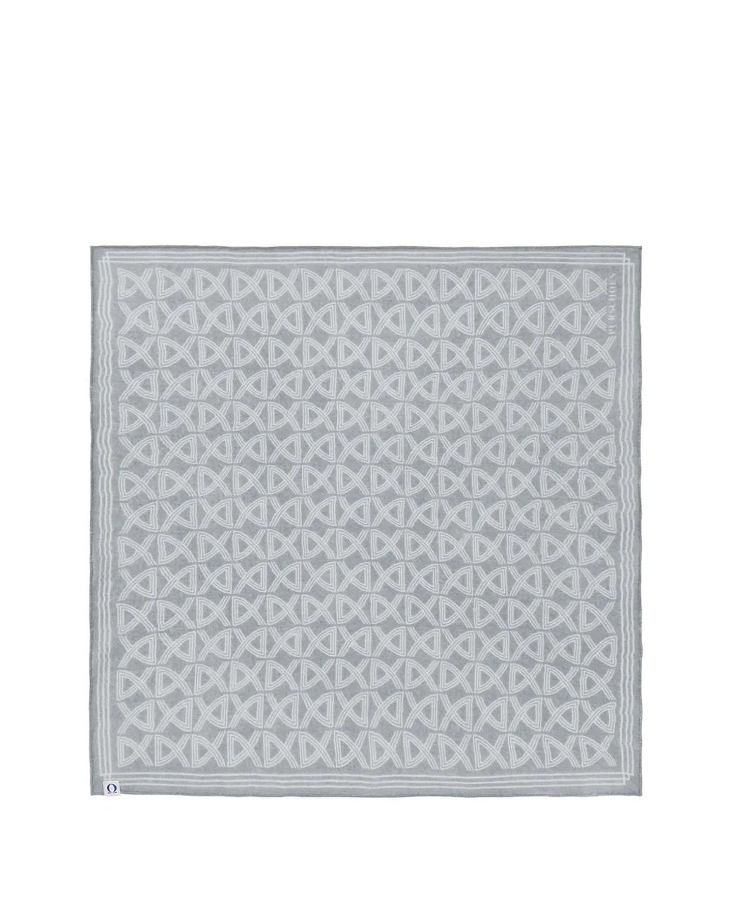 Himalaya Clothing Gray Arabeske Print Neckerchief
