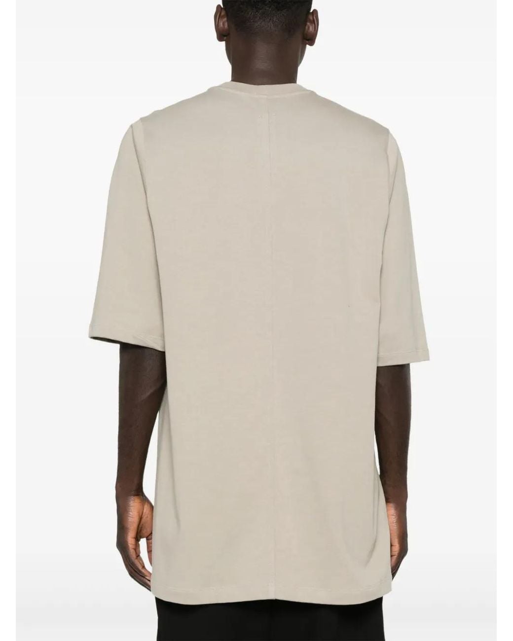 Rick Owens White Jumbo Organic-Cotton T-Shirt for men