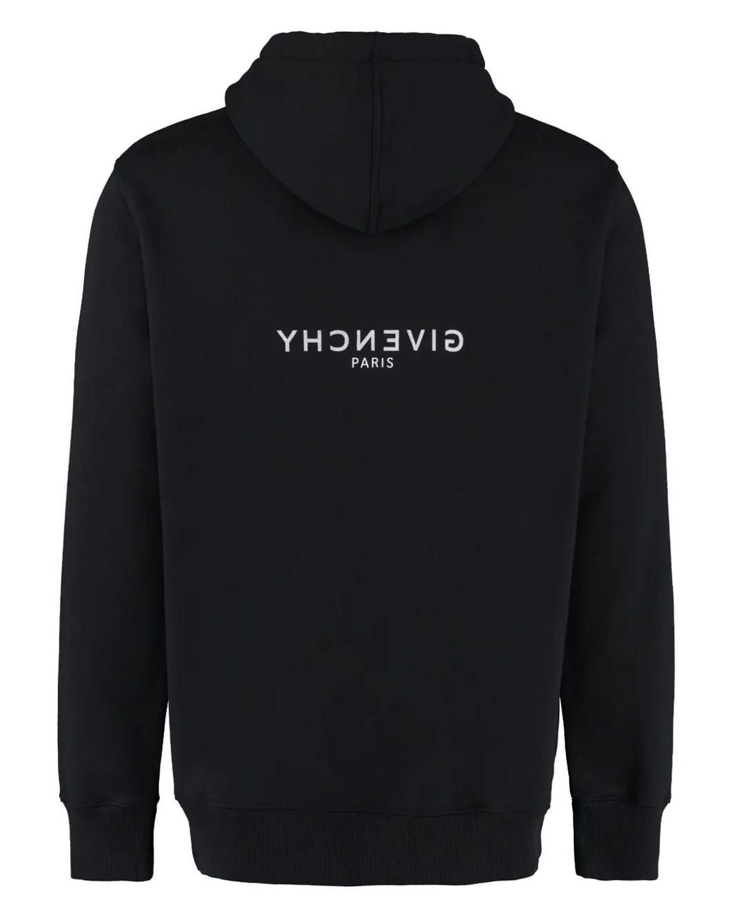 Givenchy Blue Logo-Print Hoodie for men