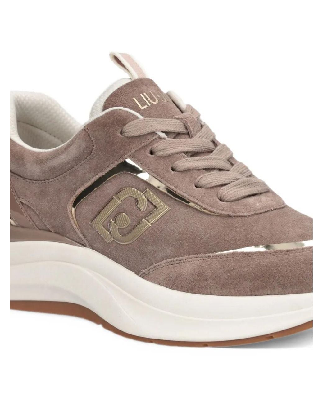 Liu Jo Natural Stardust 01 Lace-Up Sneakers