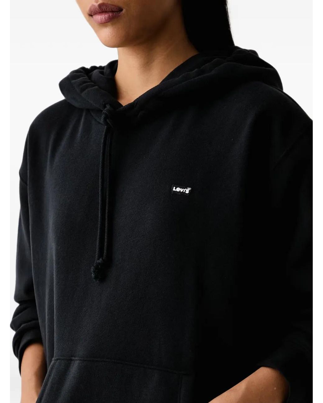 Levi's Black Drawstring Sweatshirt