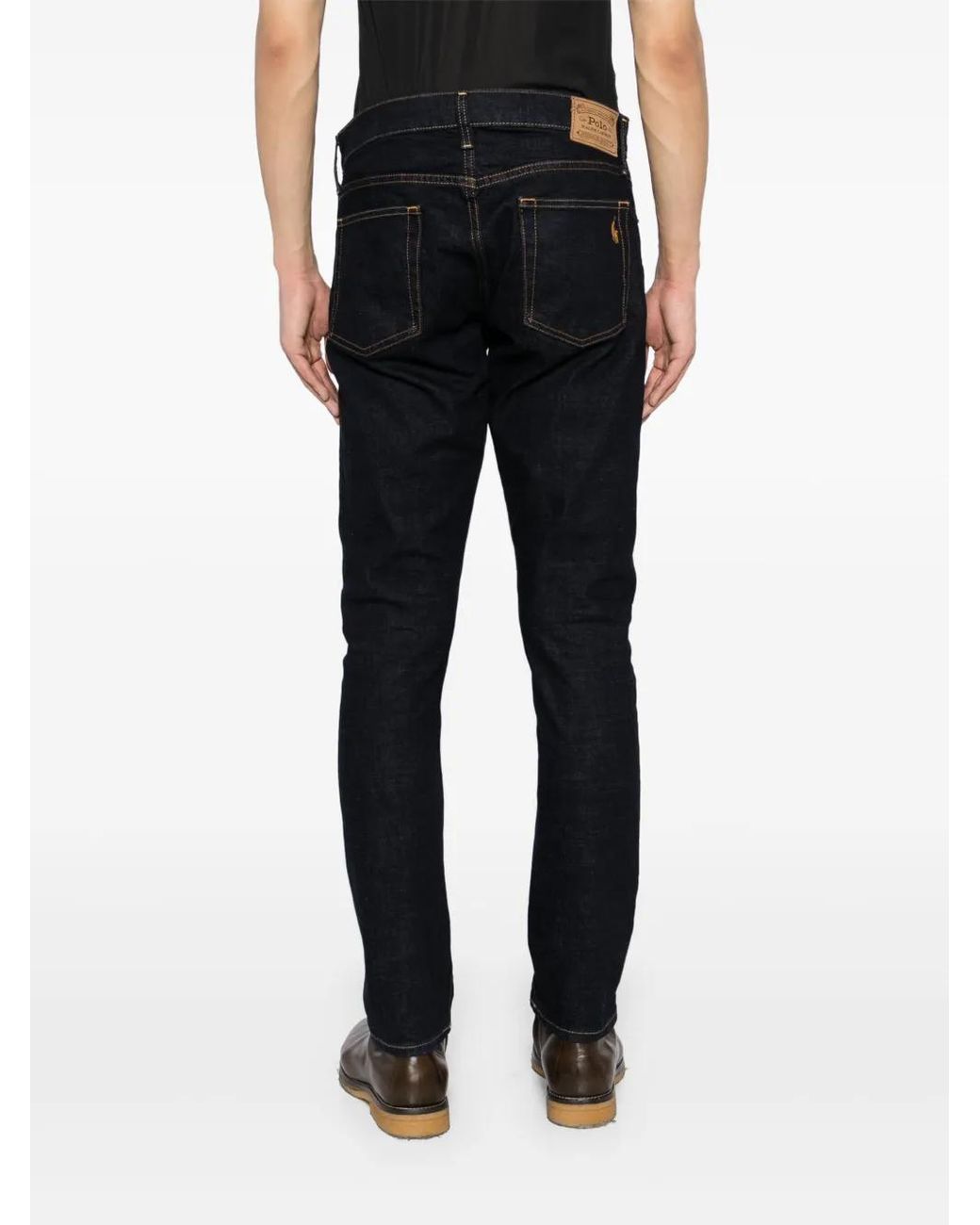Polo Ralph Lauren Black Slim-Cut Jeans for men