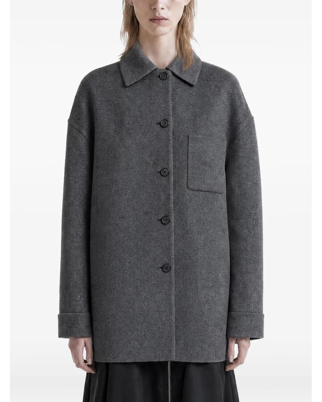 Prada Jack Met Opgestikte Zak in het Gray