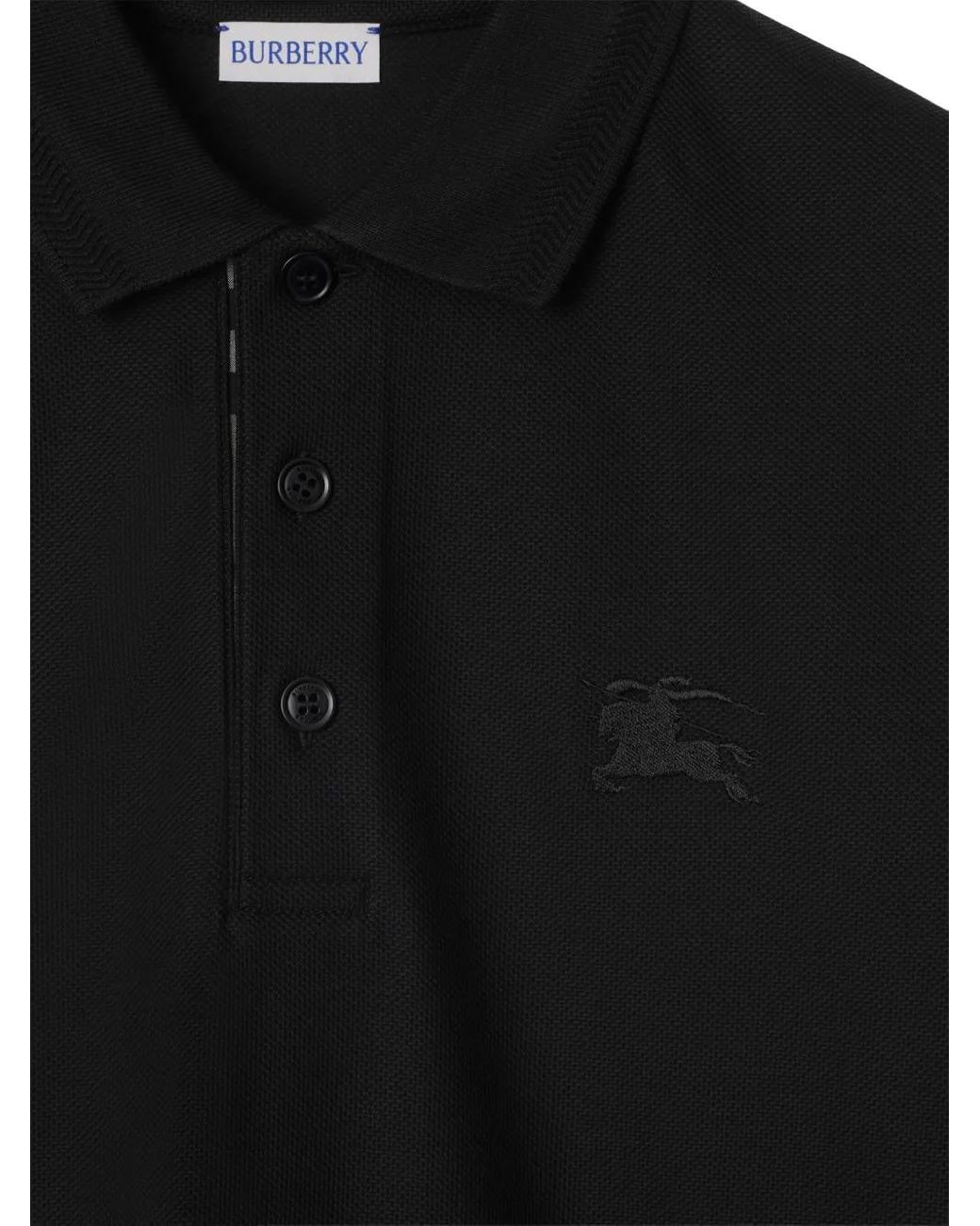 Burberry Black Eddie Polo for men