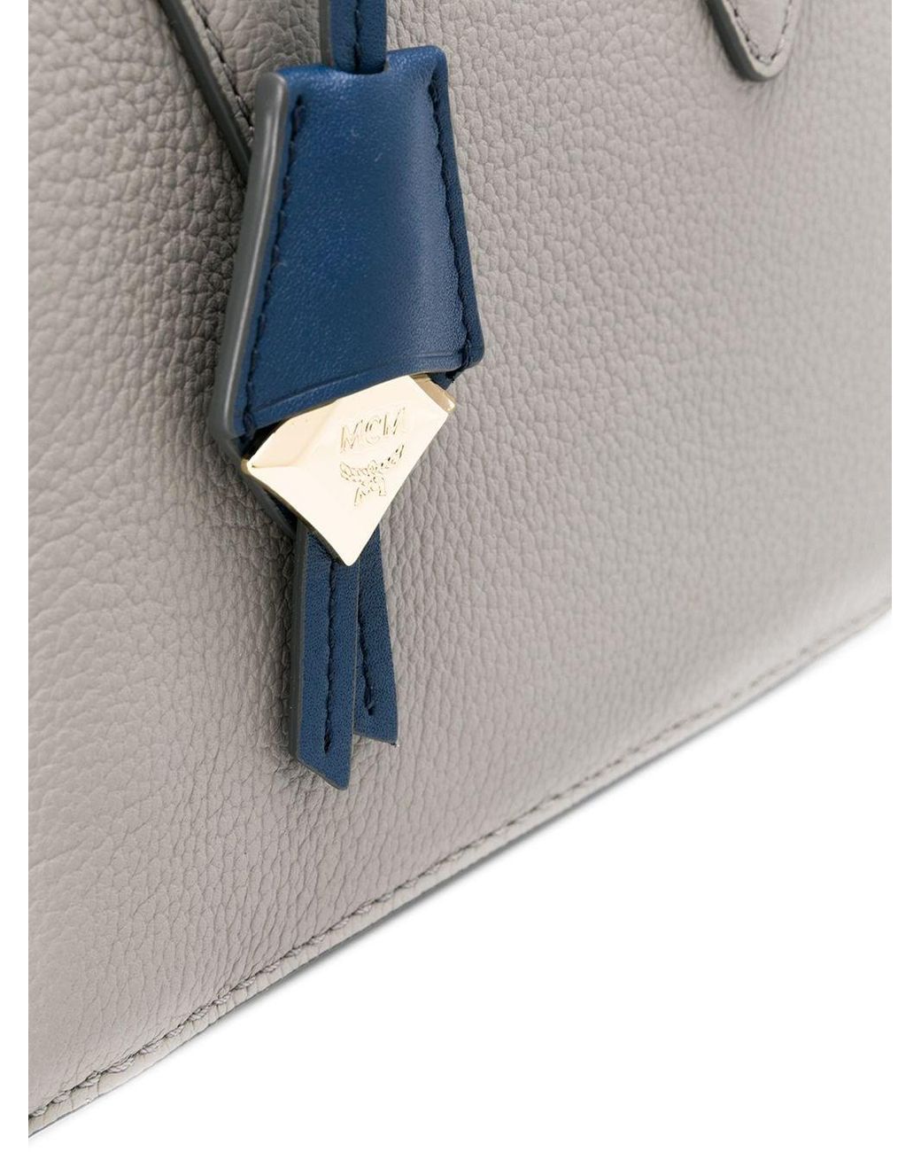 MCM Mini 'Neo Milla Park Avenue' Handtasche in Grau | Lyst DE