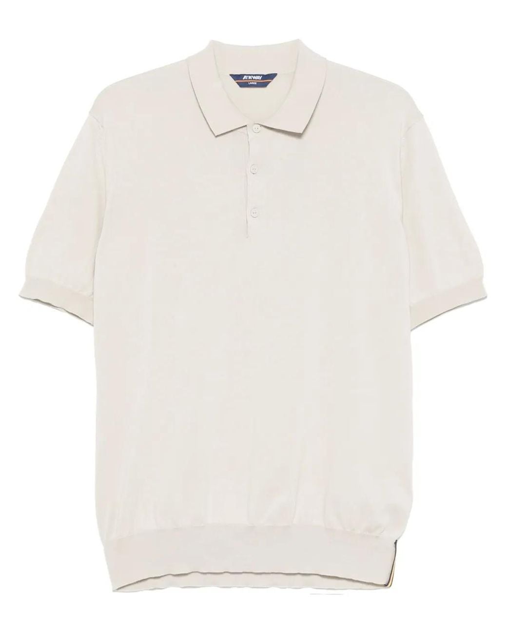 K-Way White Pleyne Polo Shirt for men