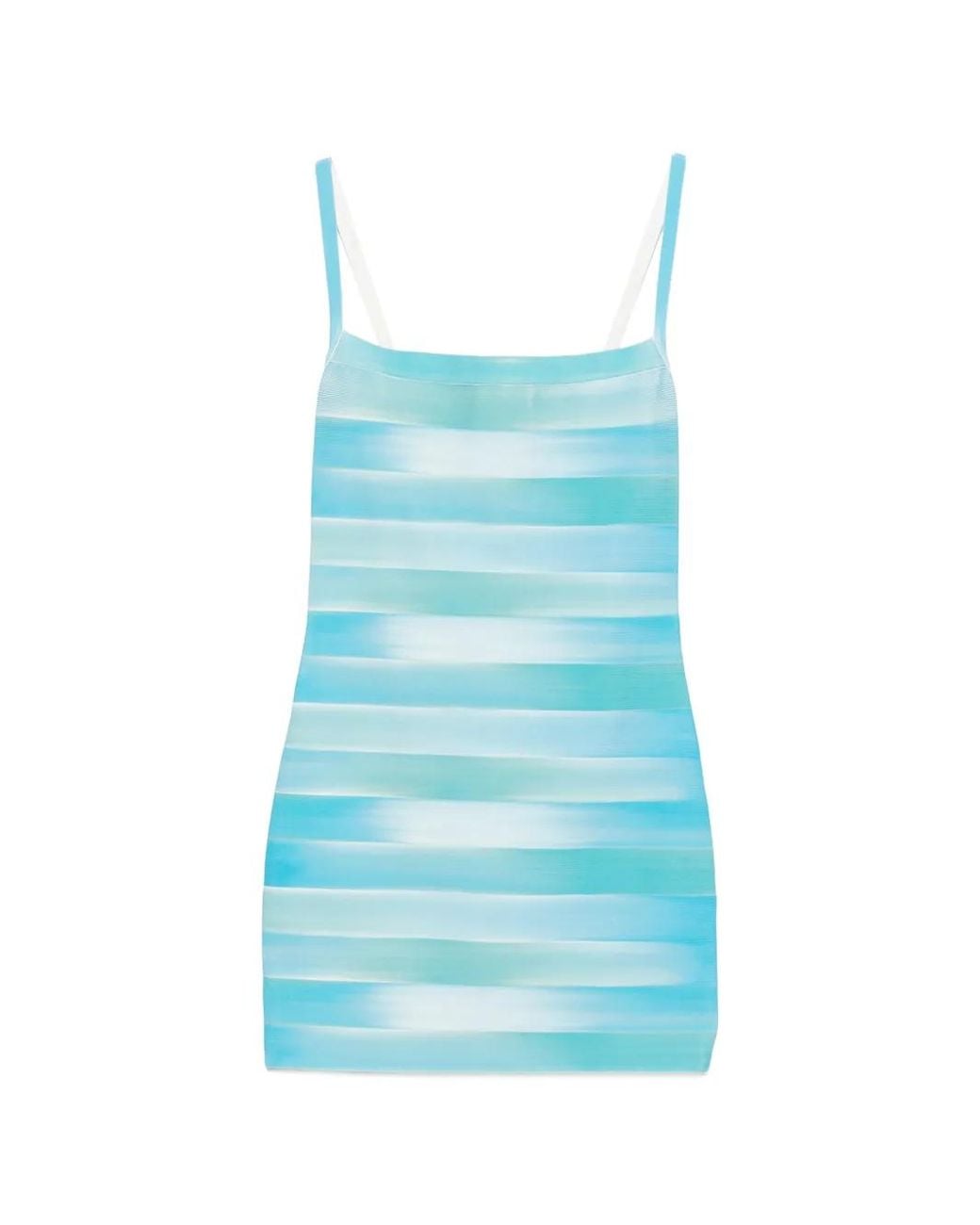 Hervé Léger Blue Charlie Mini Dress