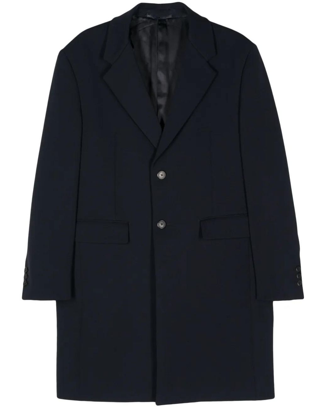 Prada Blue Twill Coat for men
