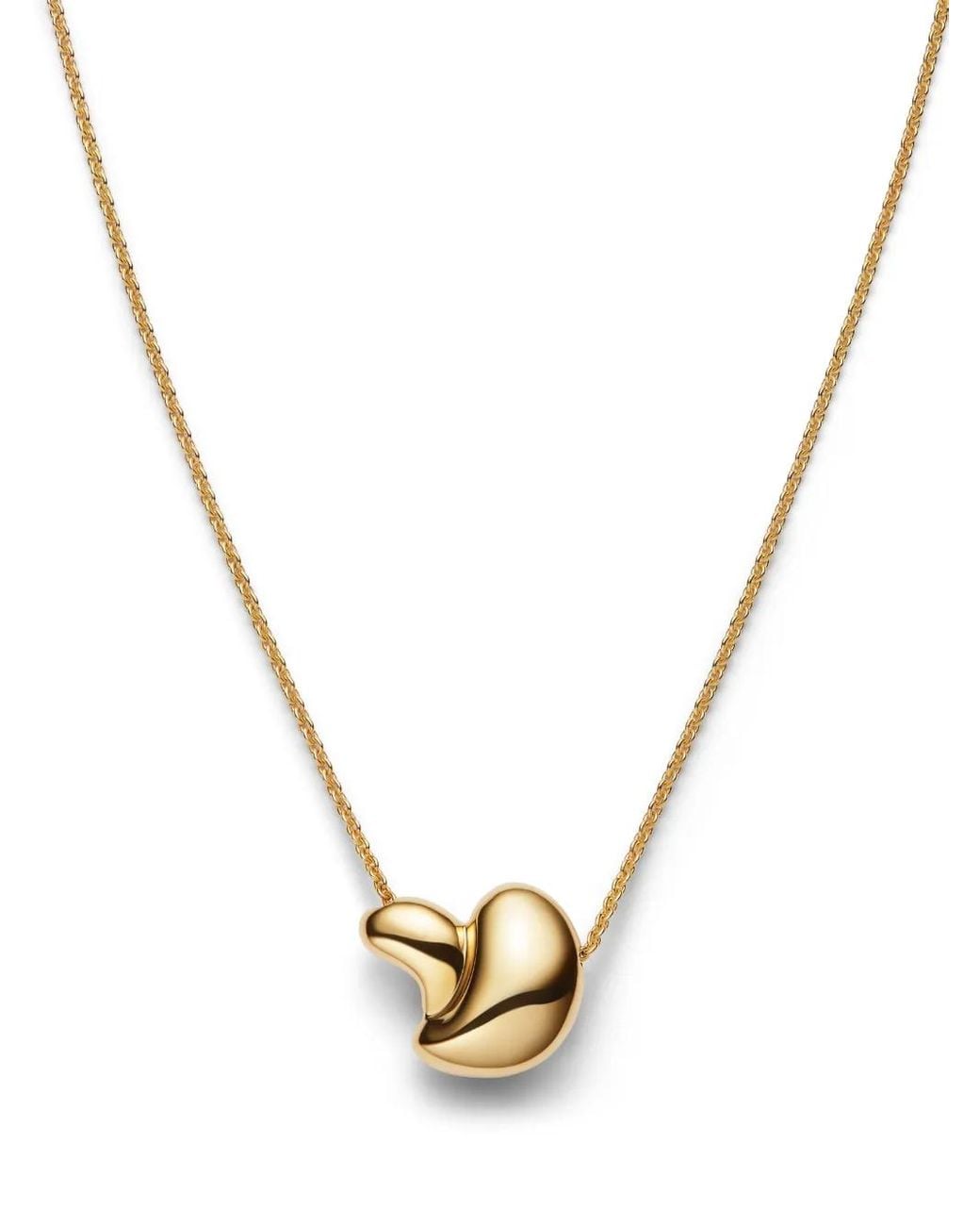 Maria Black Metallic Sagene Pendant Necklace