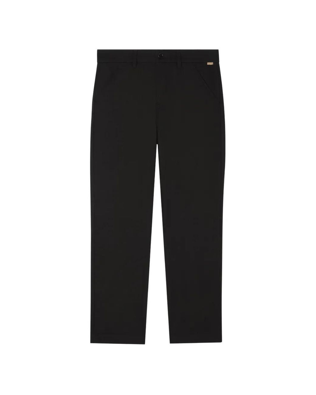 Burberry Black Cotton Twill Chinos for men