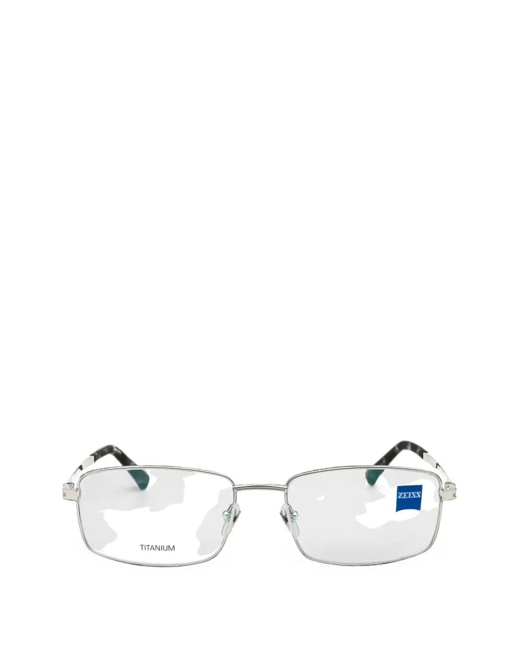 Zeiss White Lunettes De Vue À Monture Rectangulaire for men