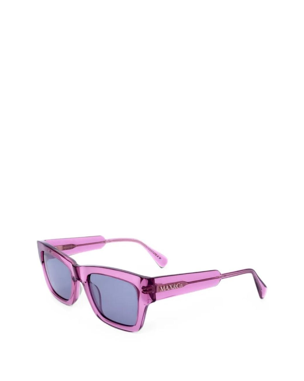 MAX&Co. Purple Rectangle-Frame Sunglasses