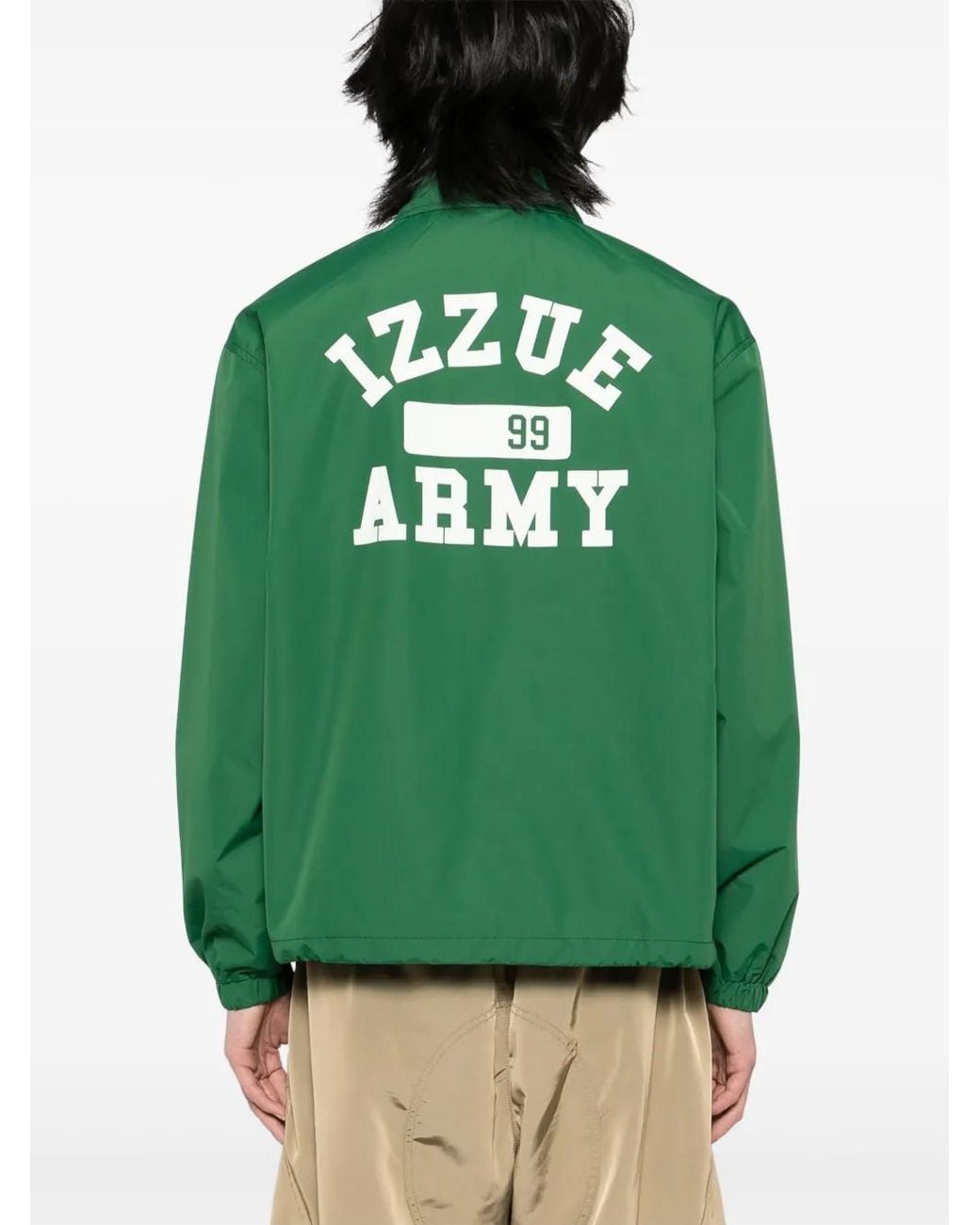 Izzue Green Logo Jacket for men