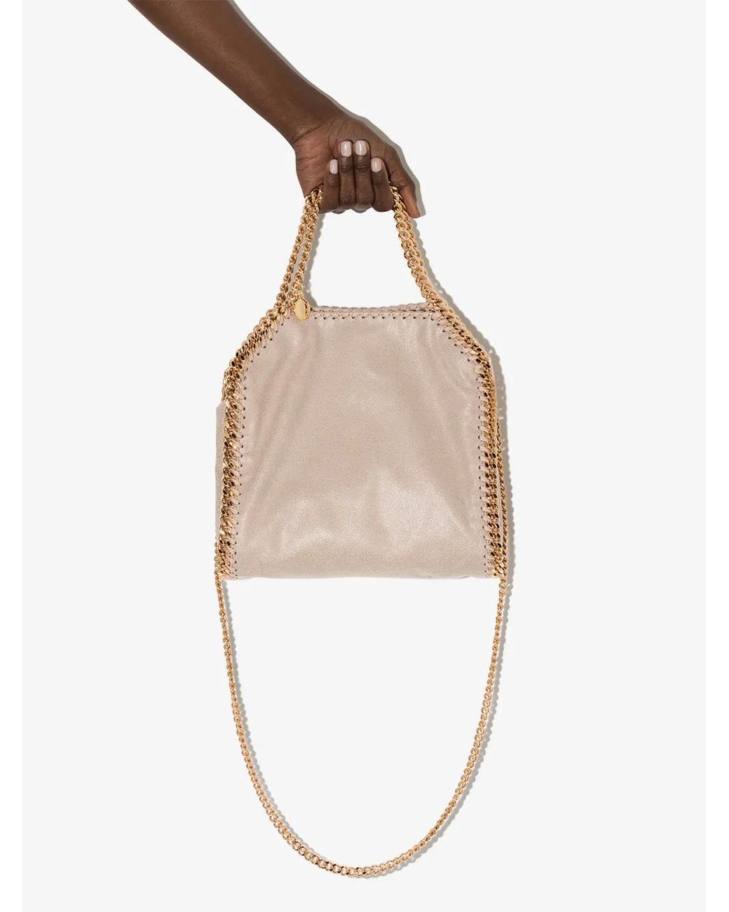 Borsa Tote Falabella Mini-Donna di Stella McCartney in Natural
