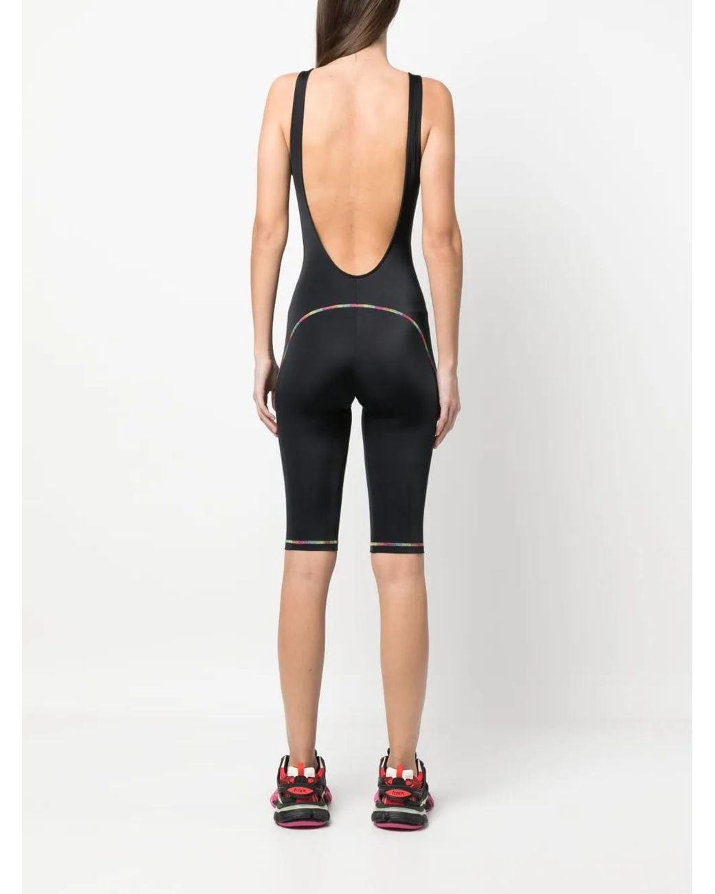Palm Angels Black Miami Training Jumpsuit