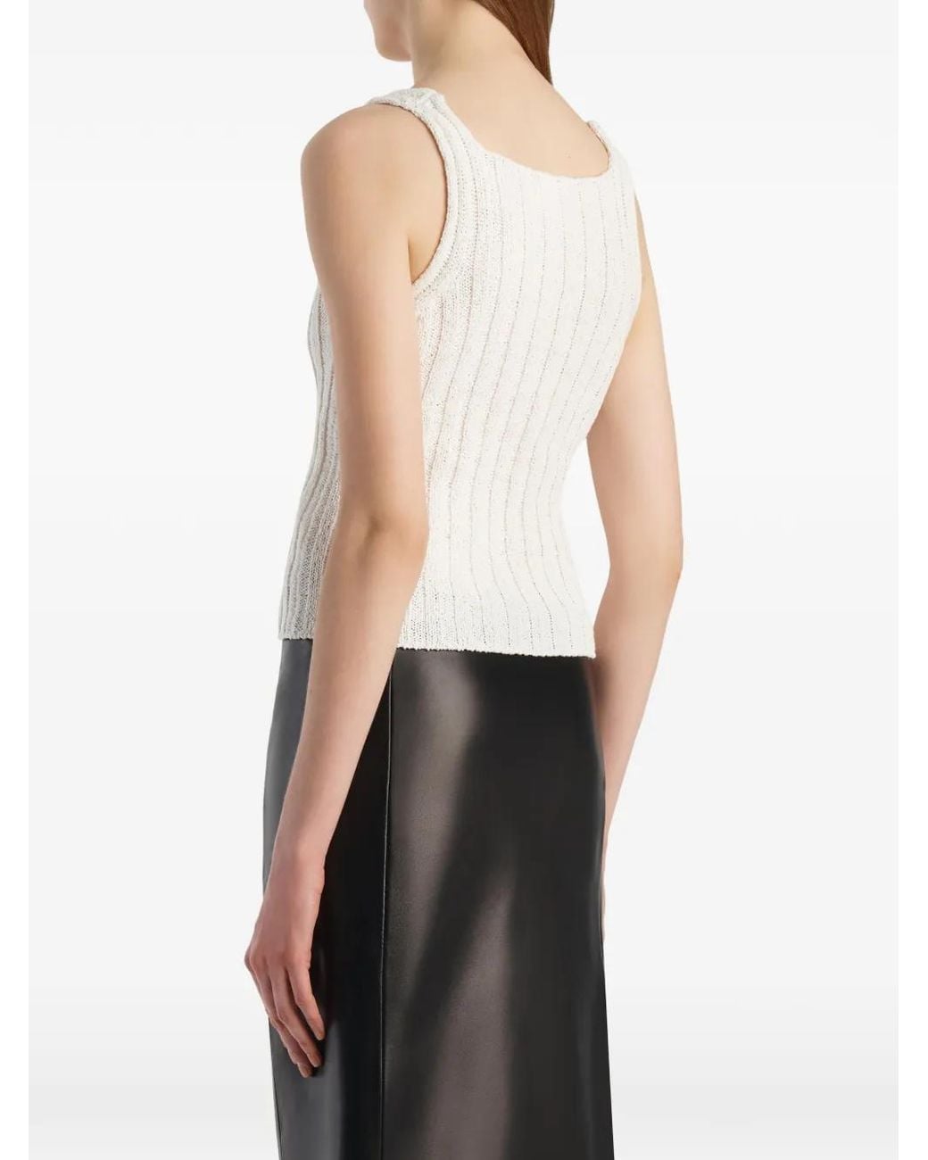 Khaite White Val Top