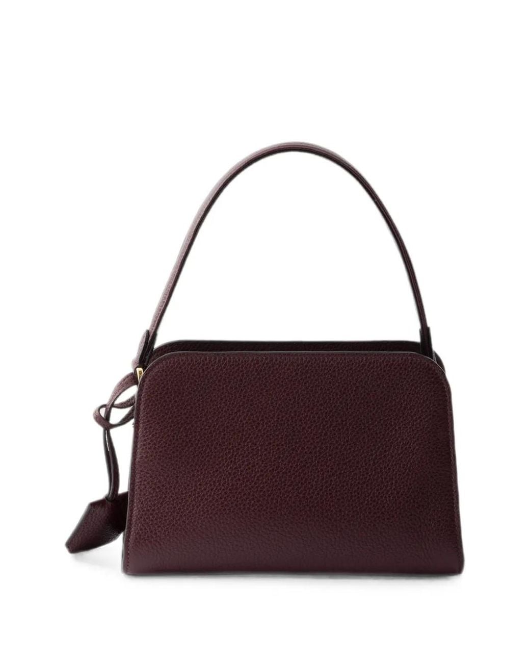 Prada Purple Leather Mini Handbag