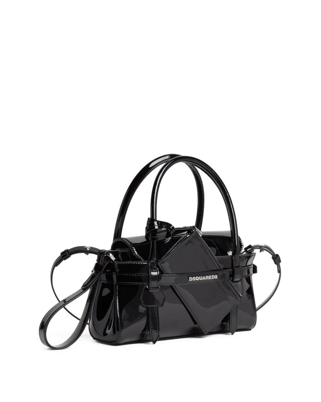 DSquared² Black Leather Tote Bag