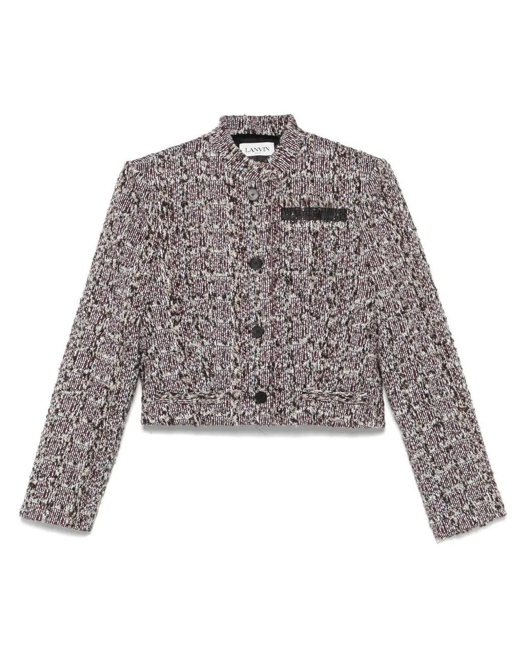 Lanvin Tweed Jack in het Gray