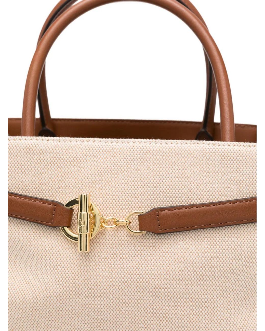 Ralph Lauren Natural Large Blaike Tote Bag