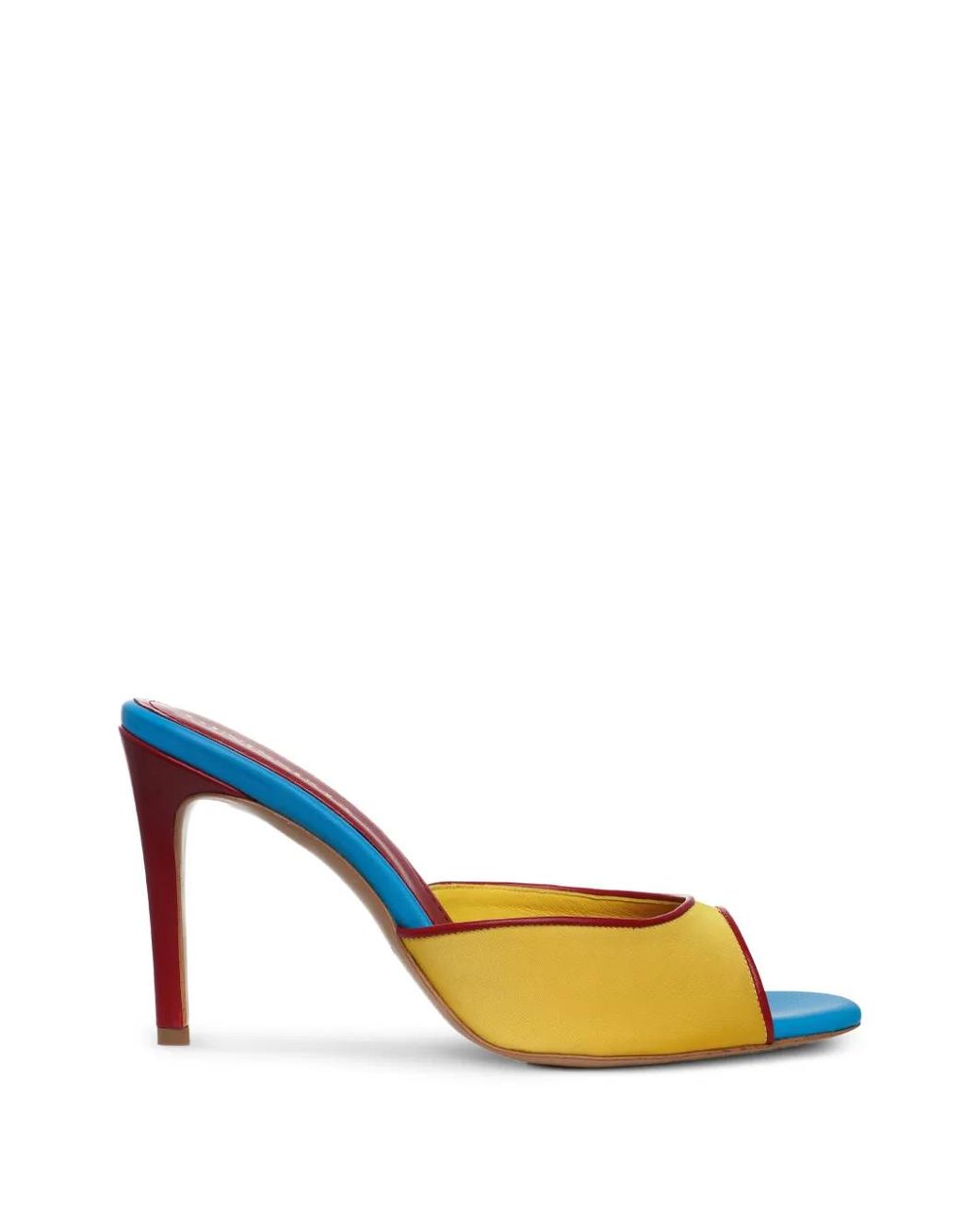 Ginissima Blue Vicky Colour-Block Sandals