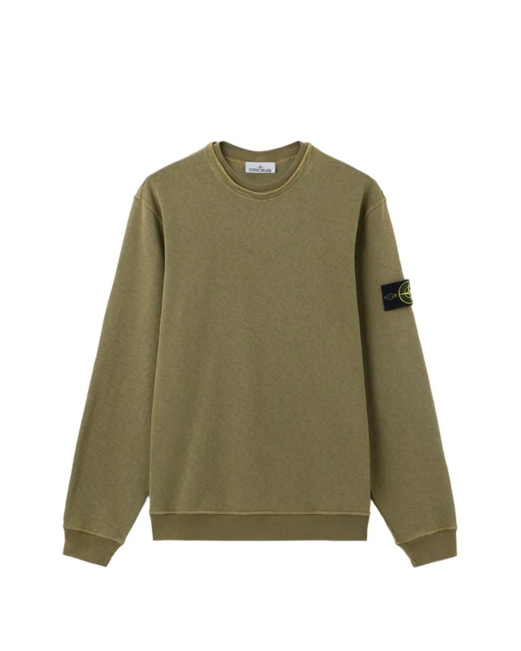 Sudadera Con Parche Del Logo Stone Island de hombre de color Green
