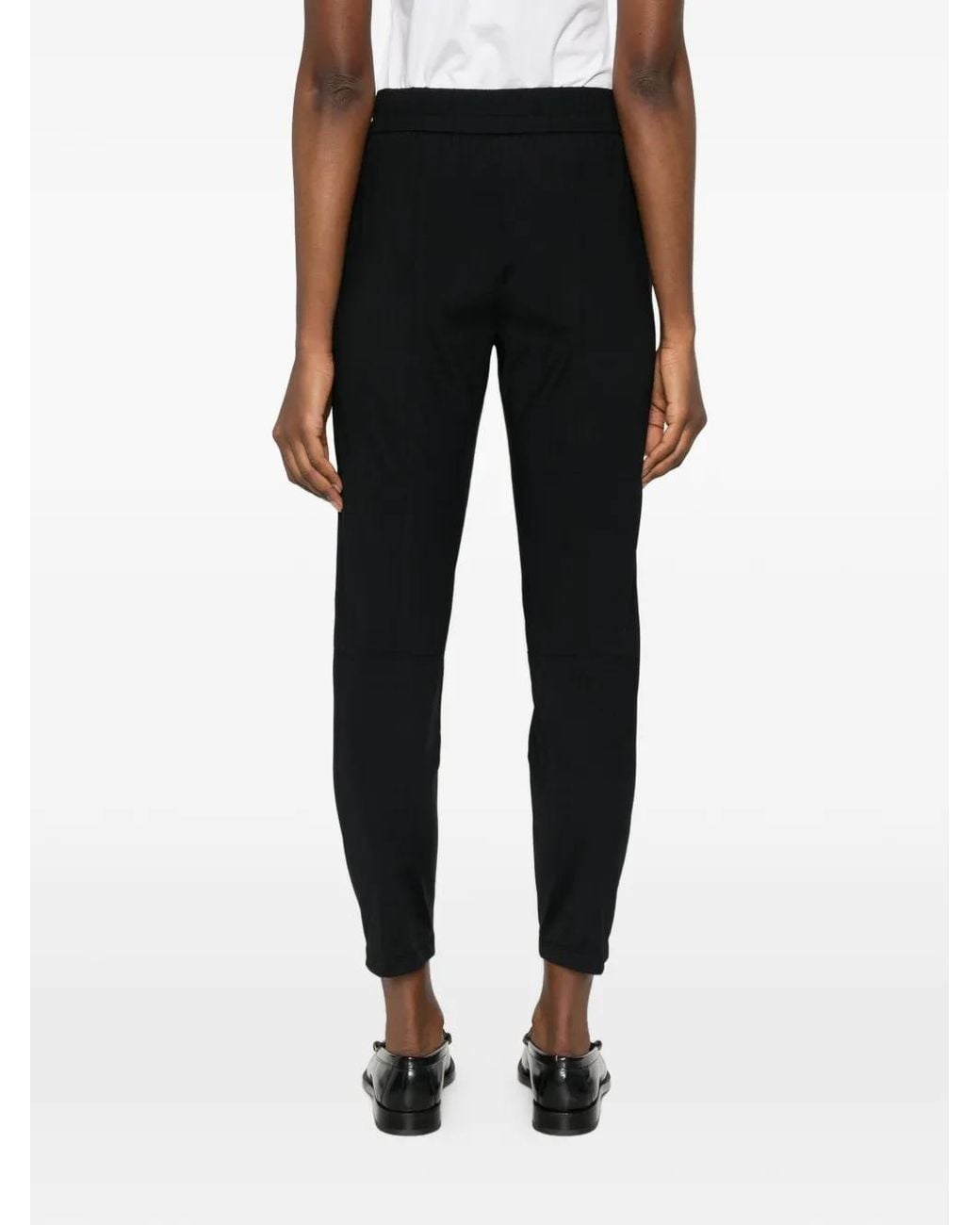 Marc Cain Black Pantalon Rhodos À Lien De Resserrage