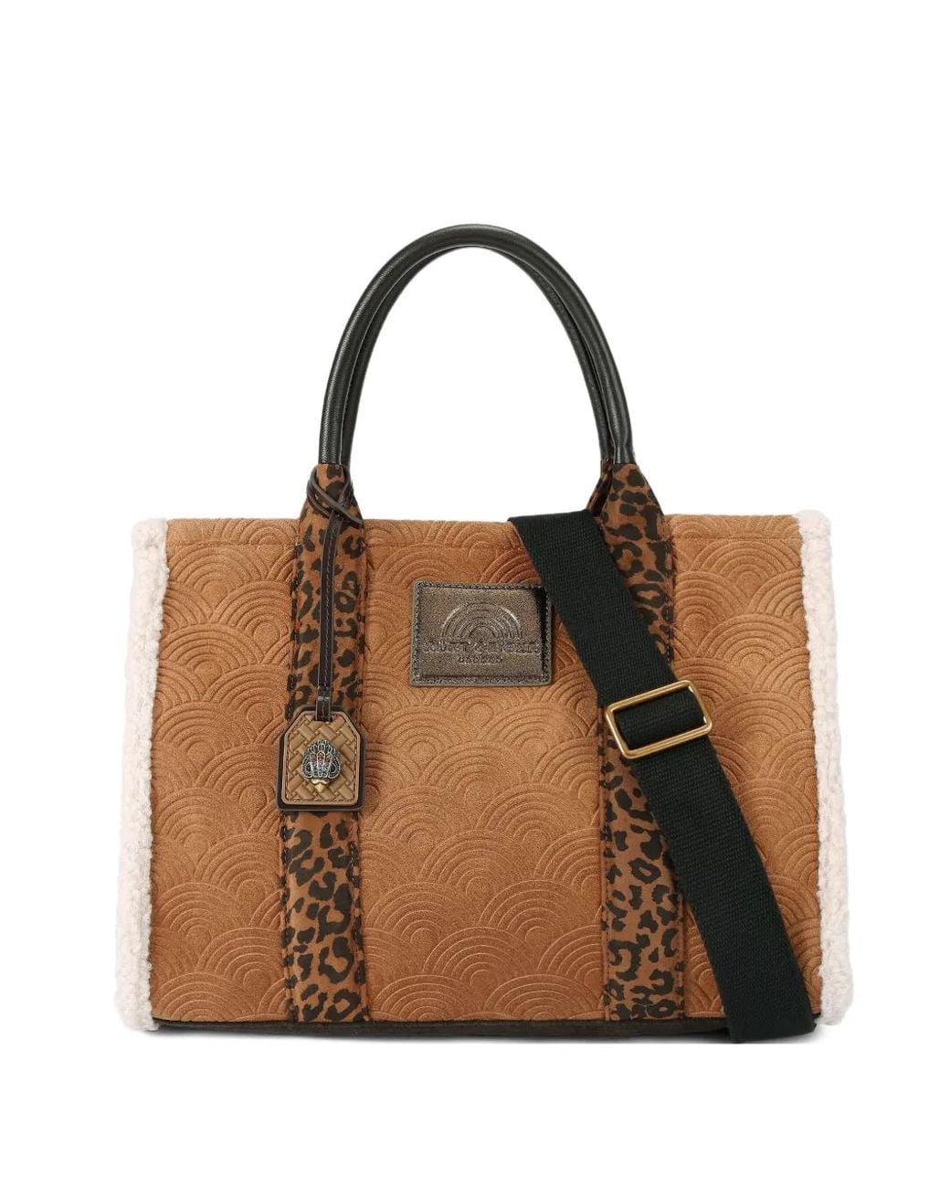 Kurt Geiger Brown Southbank Suede Tote Bag