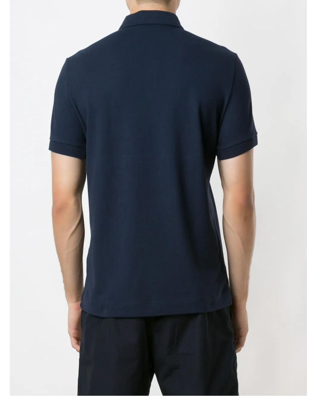 Lacoste Blue Logo Patch Polo Shirt for men