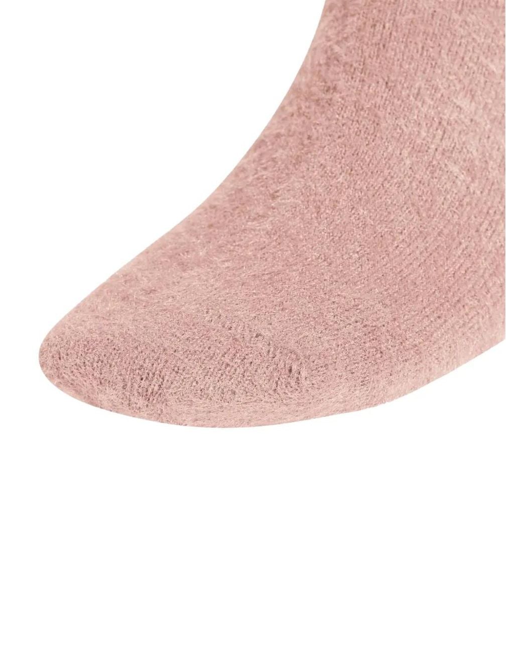 Adidas Pink Fluffy Crew Sock 2 Pairs