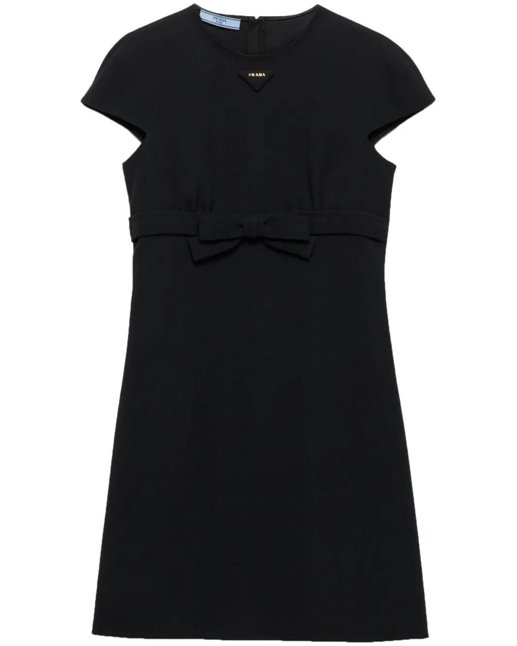 Prada Sablé Mini-Jurk in het Black