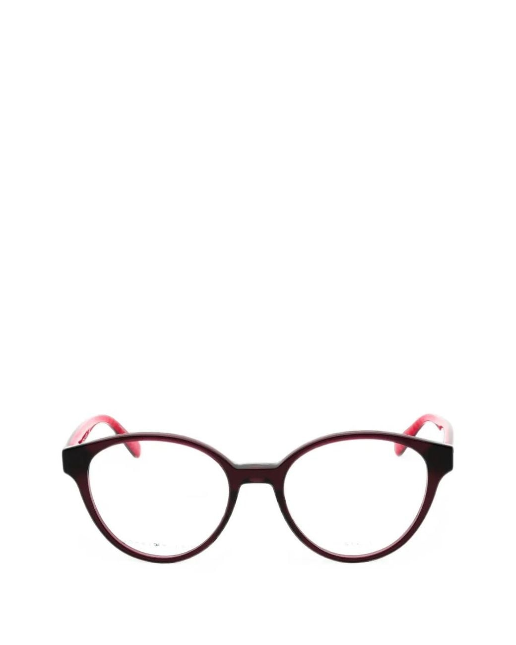 Tommy Hilfiger Black Round-Frame Glasses
