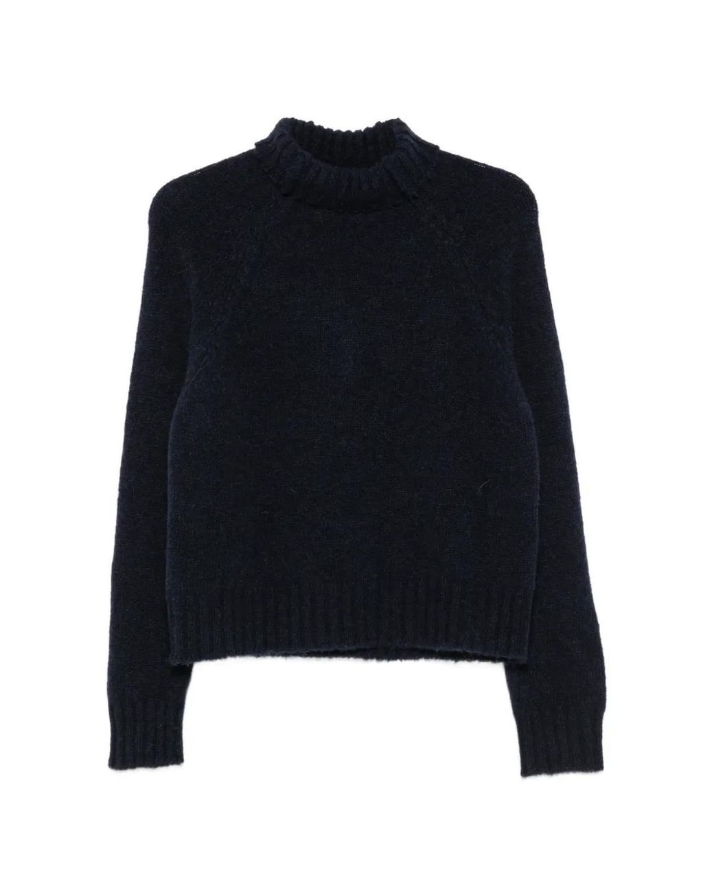 Jucca Blue Roll-Neck Raglan-Sleeve Sweater