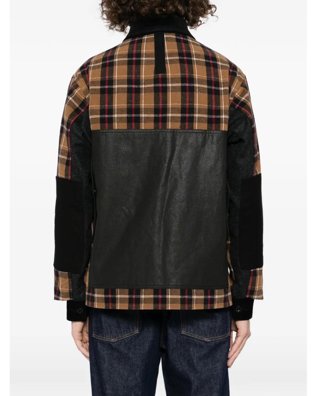 Junya Watanabe Brown X Filson Checked Flannel Jacket for men